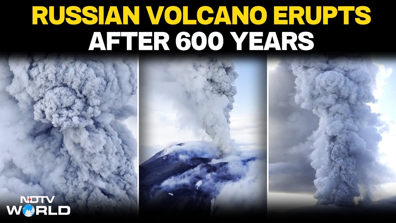 Volcano Erupts For The First Time In More Than 600 Years In Russia's Far East
