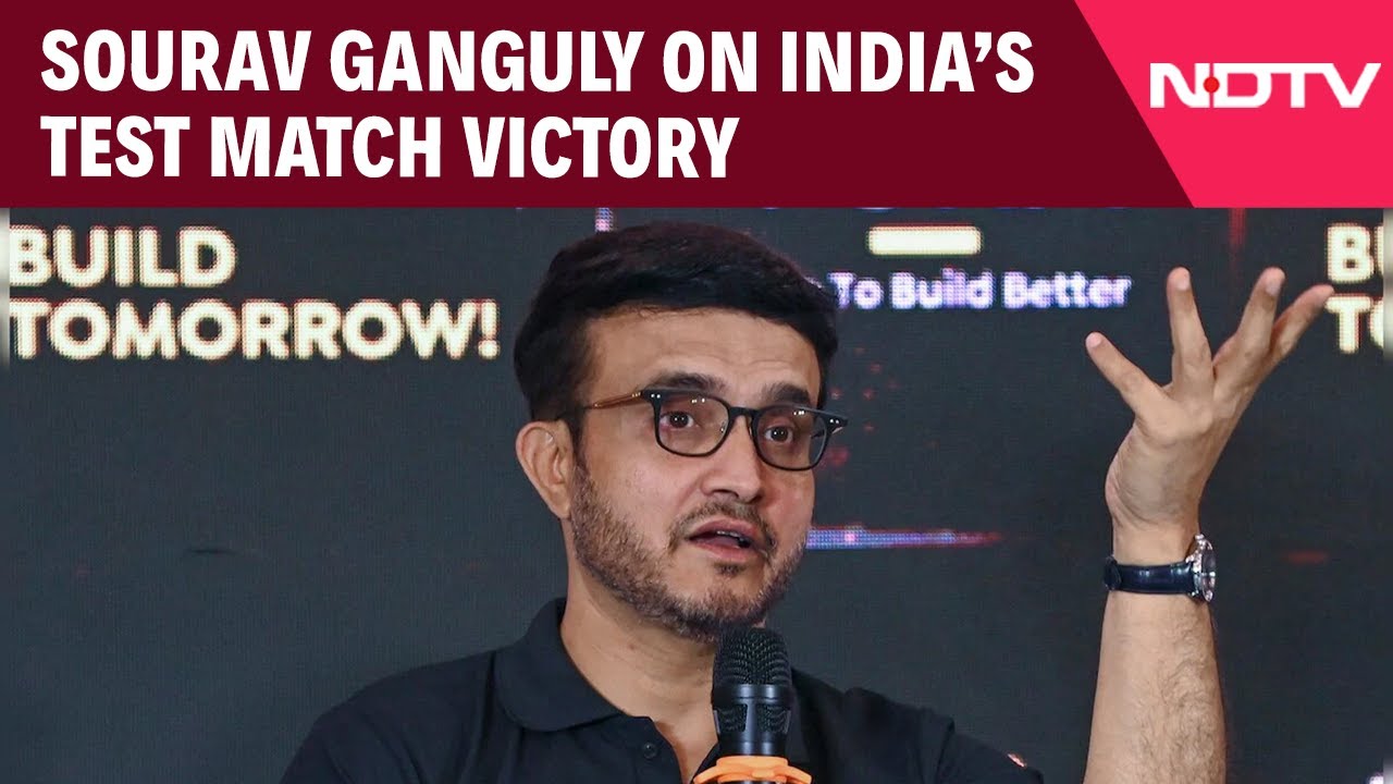 "Next Time, We Will Win T20," Says Ganguly On Indiaâs Test Victory