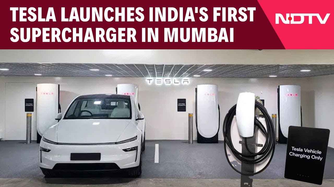 Video : Tesla Unveils India's First Supercharger Station in Mumbai