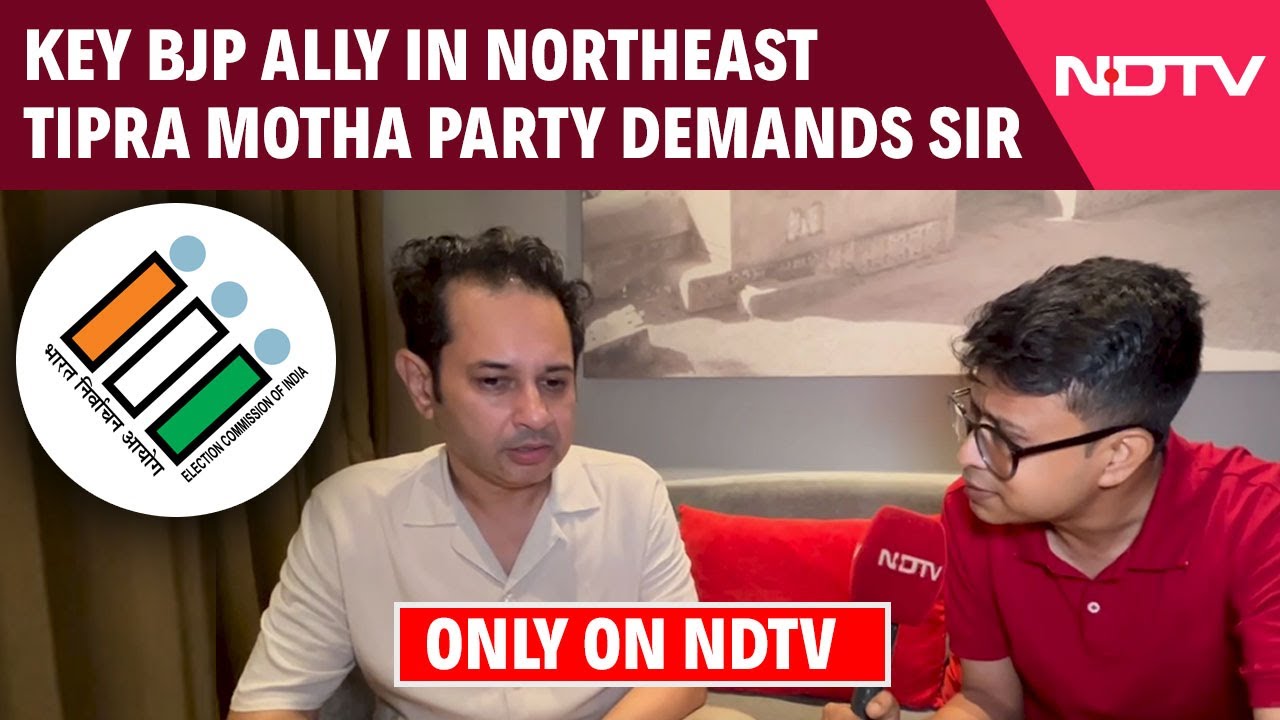 Video: Tripura News | Tipra Motha Party Chief: 'We Need Sir In Northeast; Illegal Immigrants Are...'