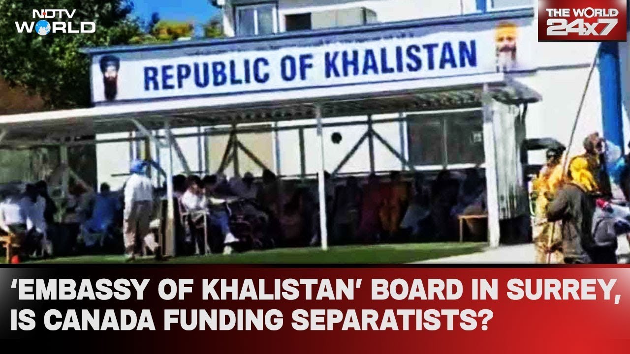 Video : Republic of Khalistan | 'Embassy Of Khalistan' Board In Surrey, Is Canada Funding Separatists?