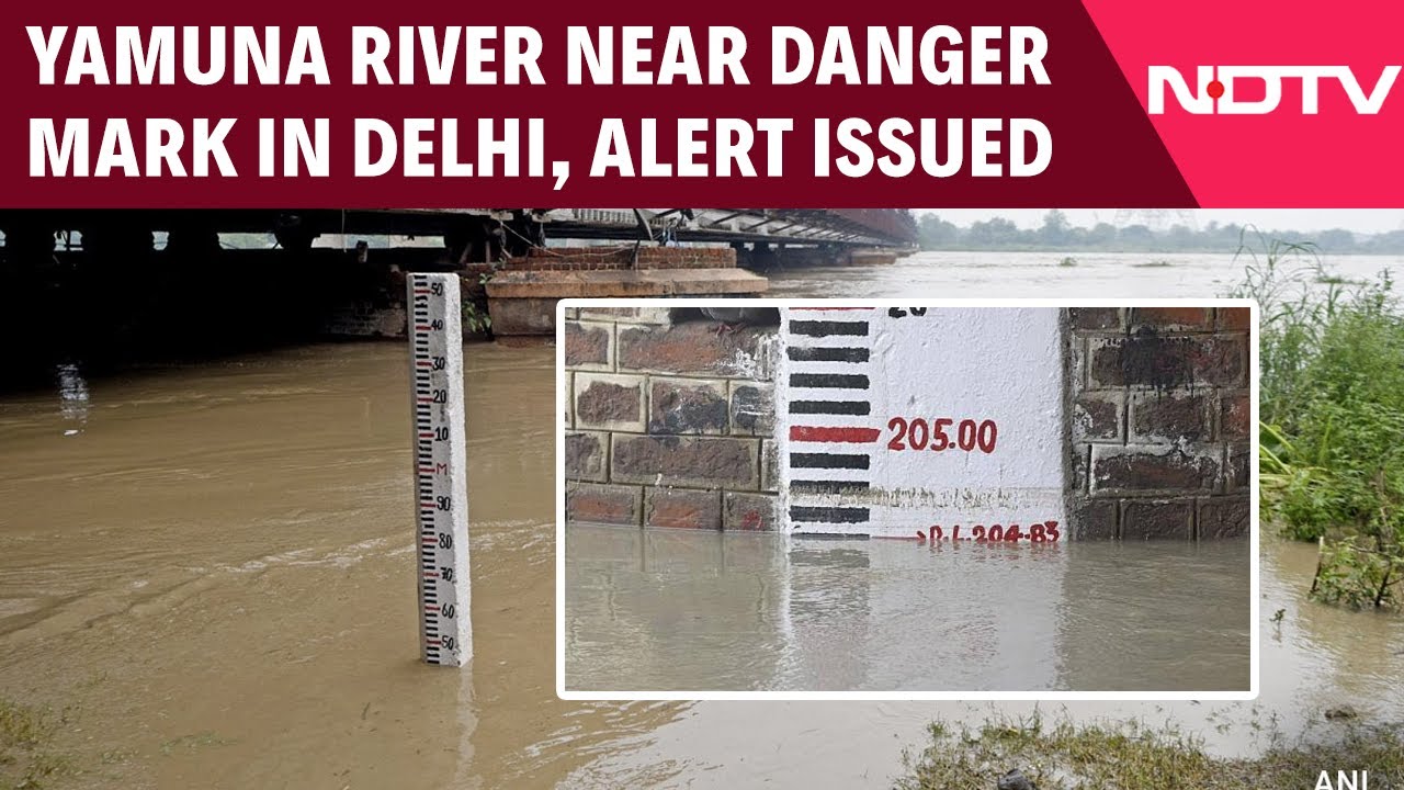 Delhi News | Yamuna River Near Danger Mark In Delhi, Alert for flood-like situation