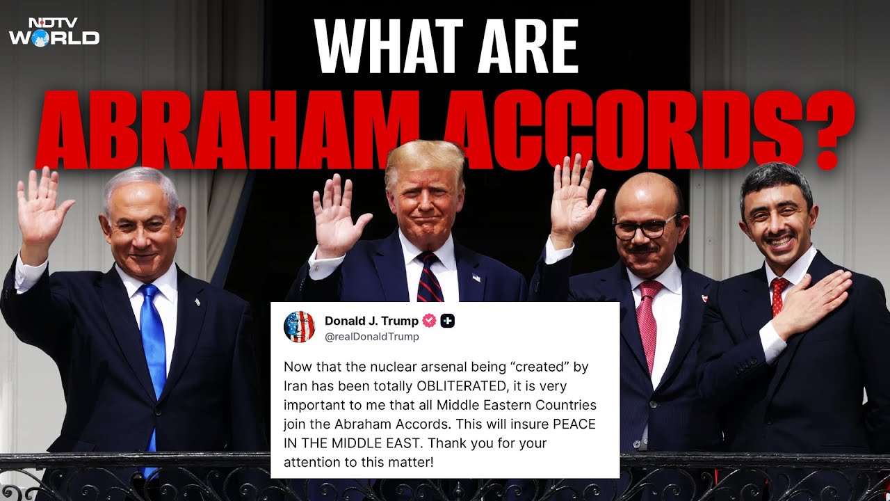 Trump News | What Are Abraham Accords? | Israel & Arab Nations Pact