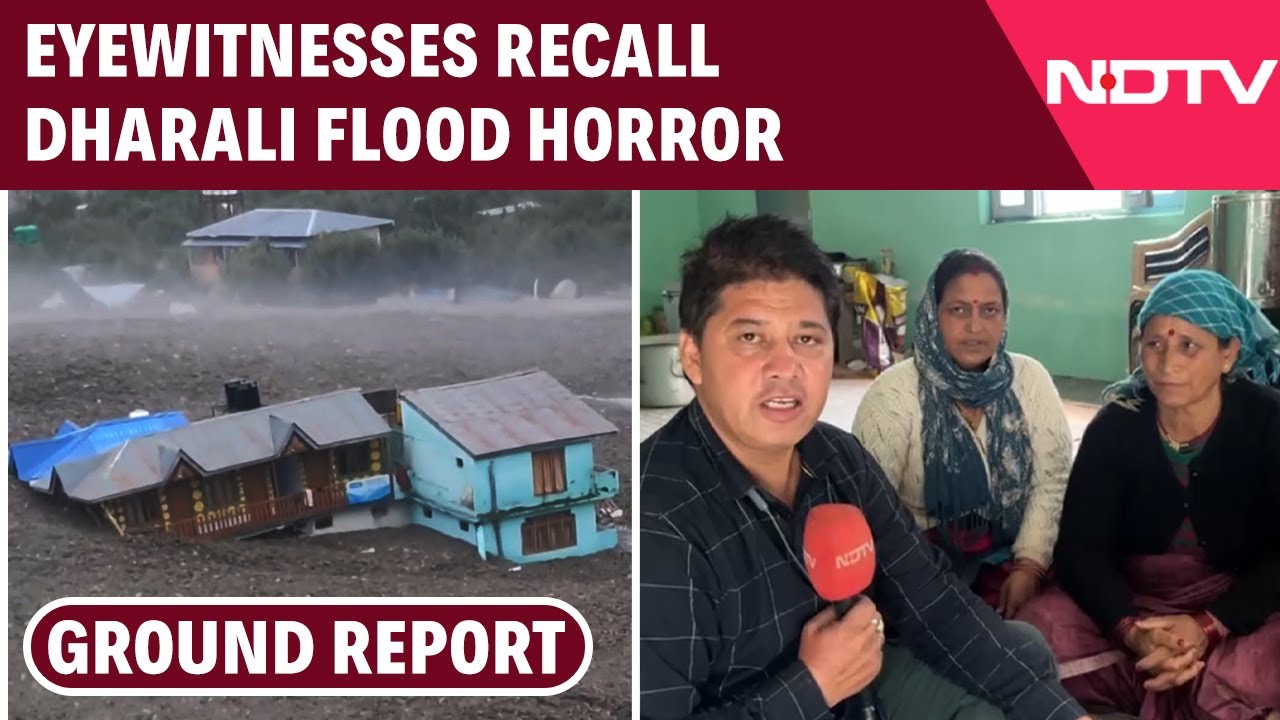 Dharali Uttarakhand Flood | Eyewitnesses Recall Dharali Flood Horror