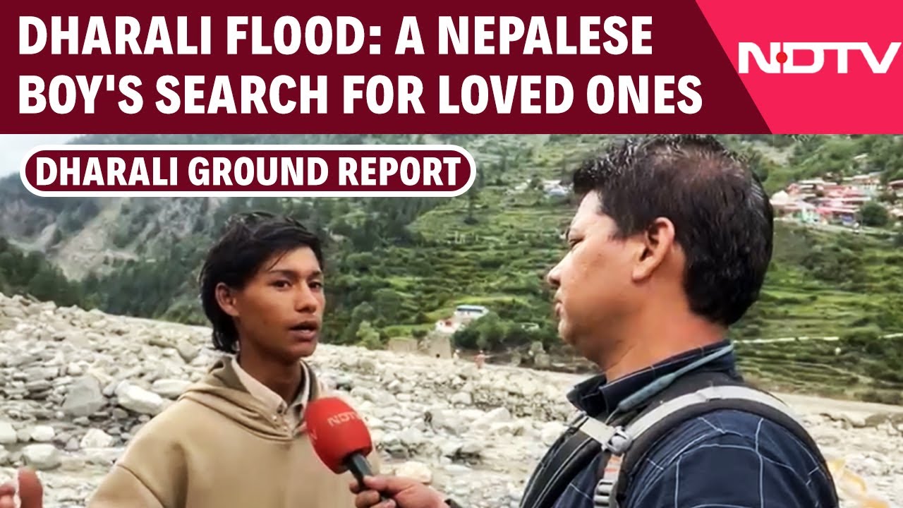 Video: Dharali Uttarakhand Flood Situation | Dharali Flood: A Nepalese Boy's Search For Loved Ones