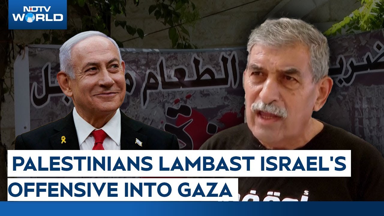 Palestine News | Palestinians Lambast Israel’s Plan To Expand Its Offensive Into Gaza