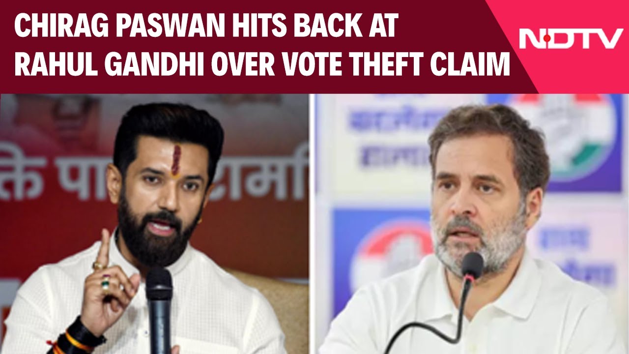 Chirag Paswan Hits Back At Rahul Gandhi Over Vote Theft Claim, Asks, "Who Stole Votes In Karnataka?"