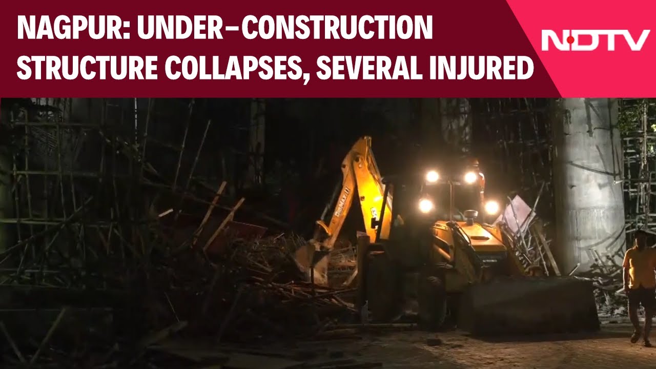 Maharashtra News | Portion Of Under-Construction Structure Collapses In Nagpur, Several Injured