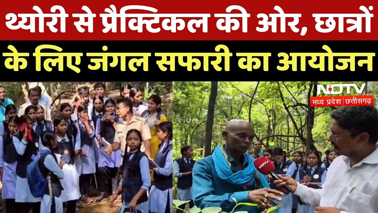 Jungle Safari in Baloda Bazar: Theory से Practical की ओर... Students के लिए अनोखी पहल | Chhattisgarh Jungle Safari in Baloda Bazar: Theory से Practical की ओर... Students के लिए अनोखी पहल | Chhattisgarh