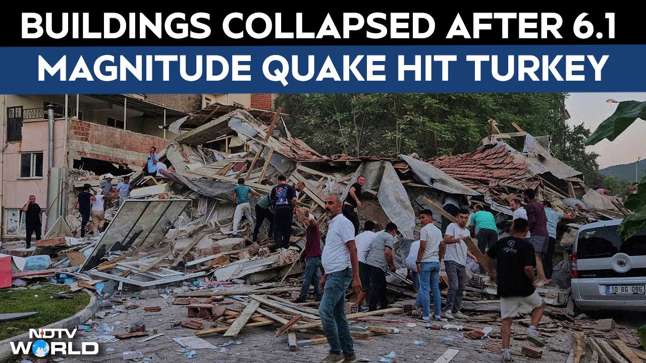 Turkey Earthquake | Video Shows Damage As 6.1 Magnitude Earthquake Hit Turkey