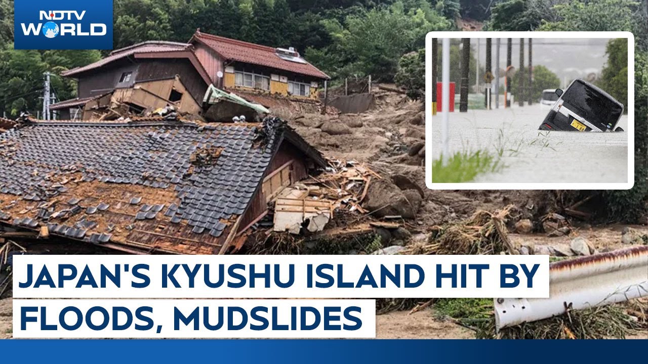 Video: Heavy Rain Slams Japan, Causing Floods And Mudslides