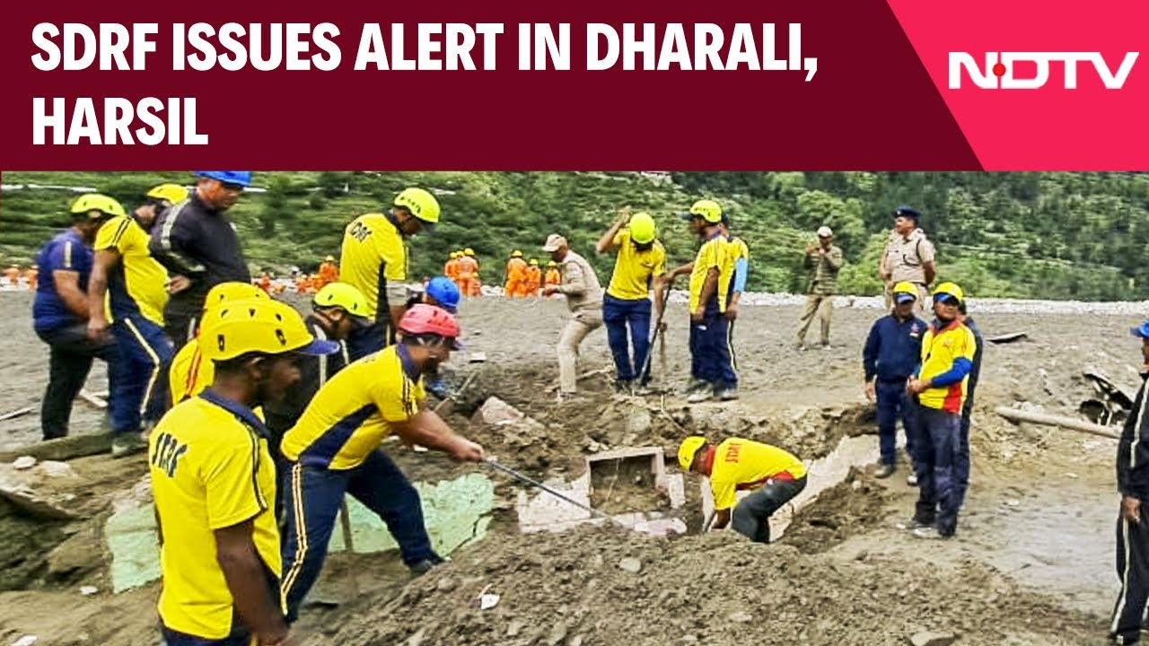 Video : Uttarakhand Flash FLood | Disaster, Despair And Damage | SDRF Issues Alert In Dharali, Harsil