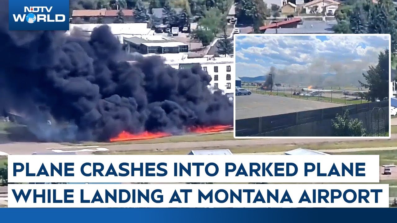 Montana Crash | A Small Plane Crash Lands & Collides With Parked Aircraft At Kalispell City Airport Montana Crash | A Small Plane Crash Lands & Collides With Parked Aircraft At Kalispell City Airport