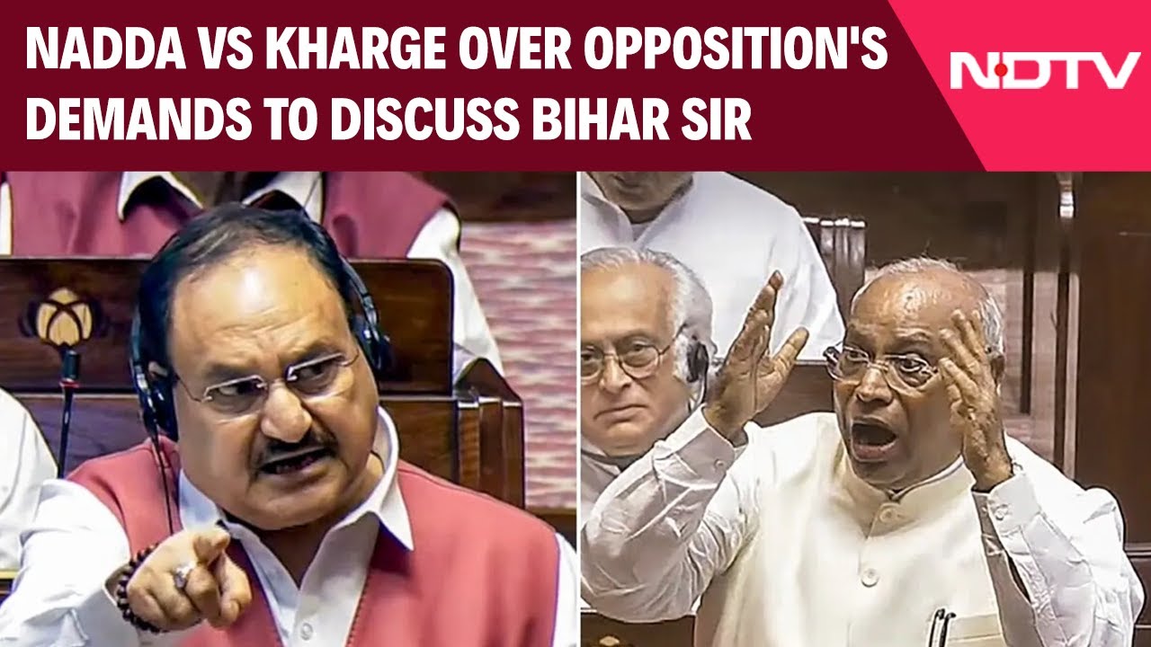 Video: Parliament News | Nadda, Kharge Clash Over Opposition's Demand To Discuss Bihar SIR In Parliament
