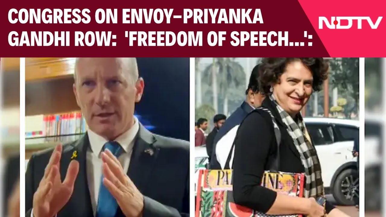 'Freedom Of Speech Regulated By Israel?': Congress On Envoy-Priyanka Gandhi Row 'Freedom Of Speech Regulated By Israel?': Congress On Envoy-Priyanka Gandhi Row