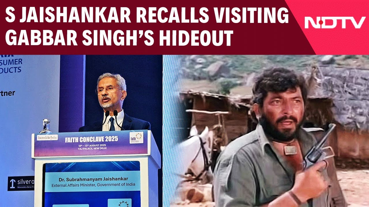 S Jaishankar Recalls Visiting Gabbar Singh's Hideout, Highlights Rise In Movie Tourism
