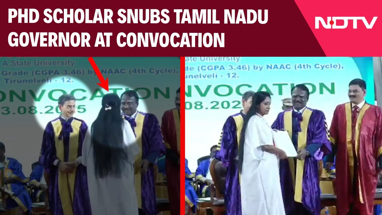 Jean Joseph News | PhD Scholar Refuses To Receive Degree From Governor RN Ravi At Convocation