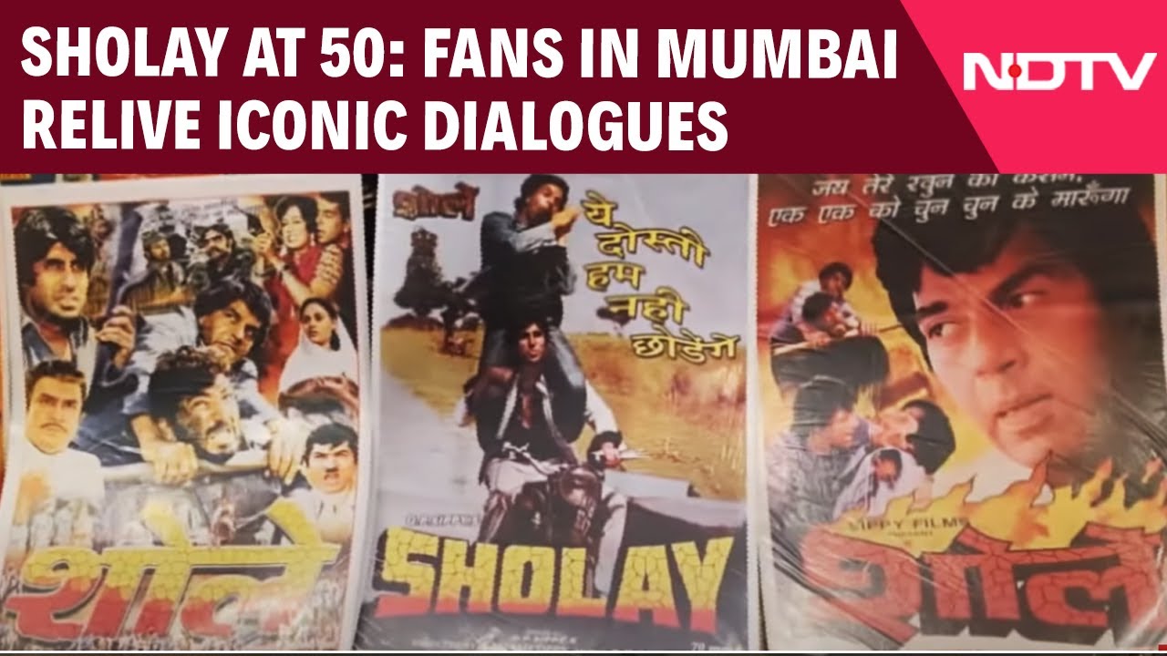 Sholay At 50: Fans In Mumbai Relive Iconic Dialogues And Memories