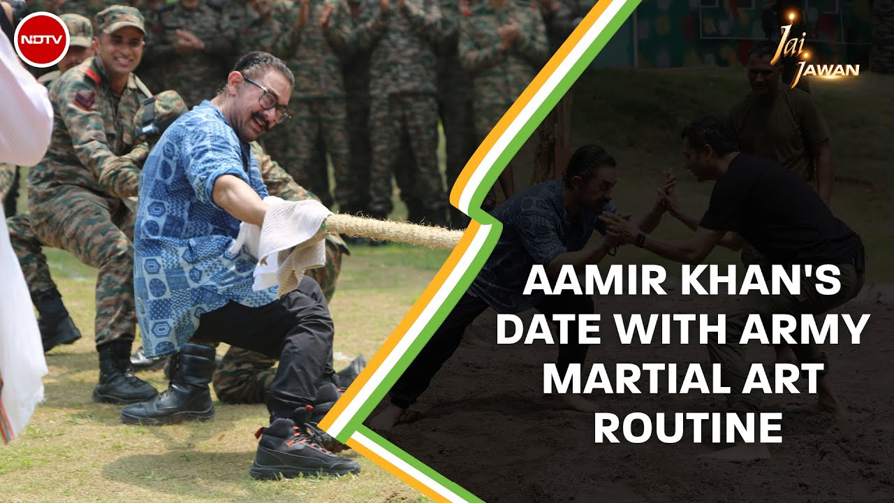 Video: NDTV Jai Jawan: Aamir Khan's Date With Army Martial Art Routine