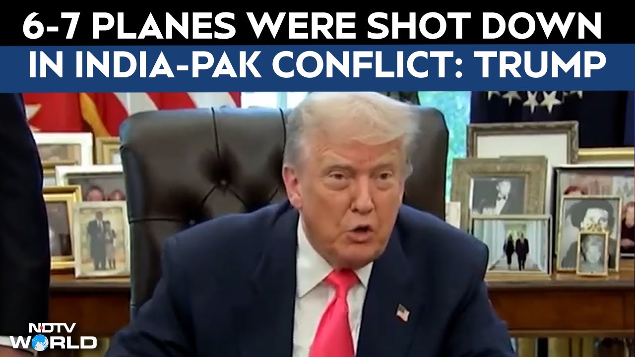 Trump News | 6-7 Planes Came Down In India-Pakistan Conflict Claims Trump