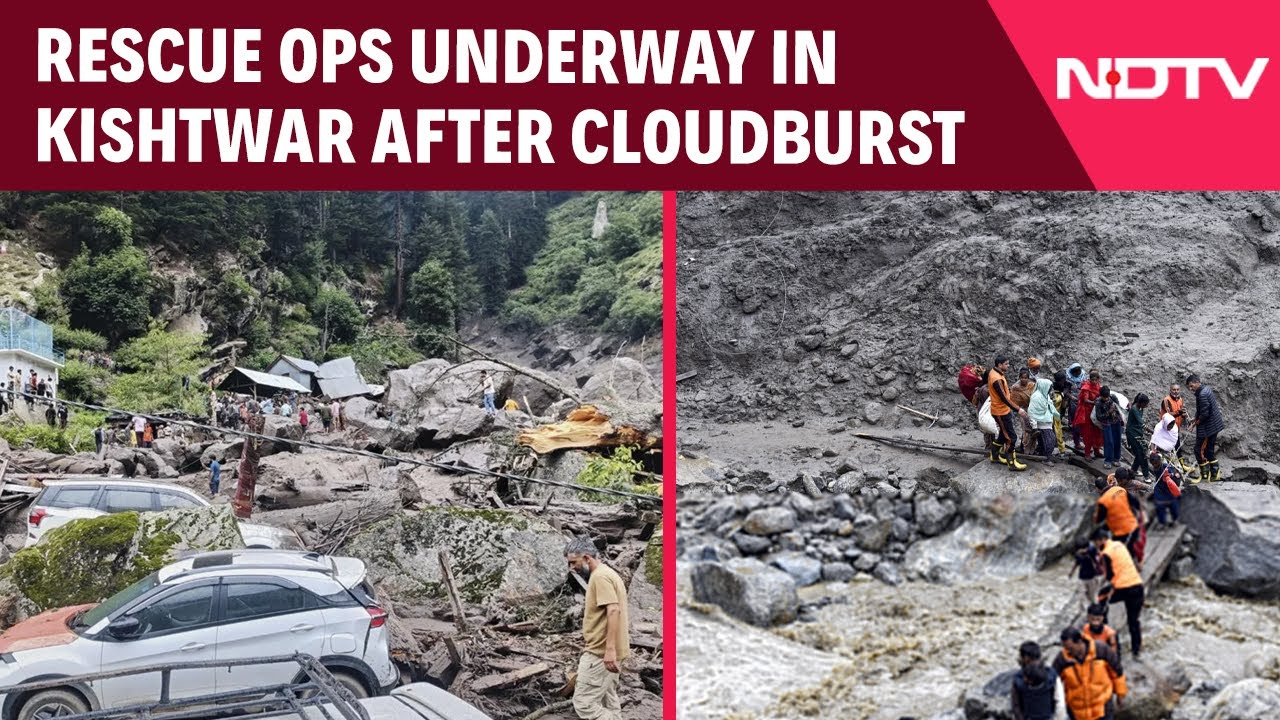 Jammu And Kashmir Cloudburst | Scenes Unfold As Rescue Ops Continues In Kishtwar After Cloudburst