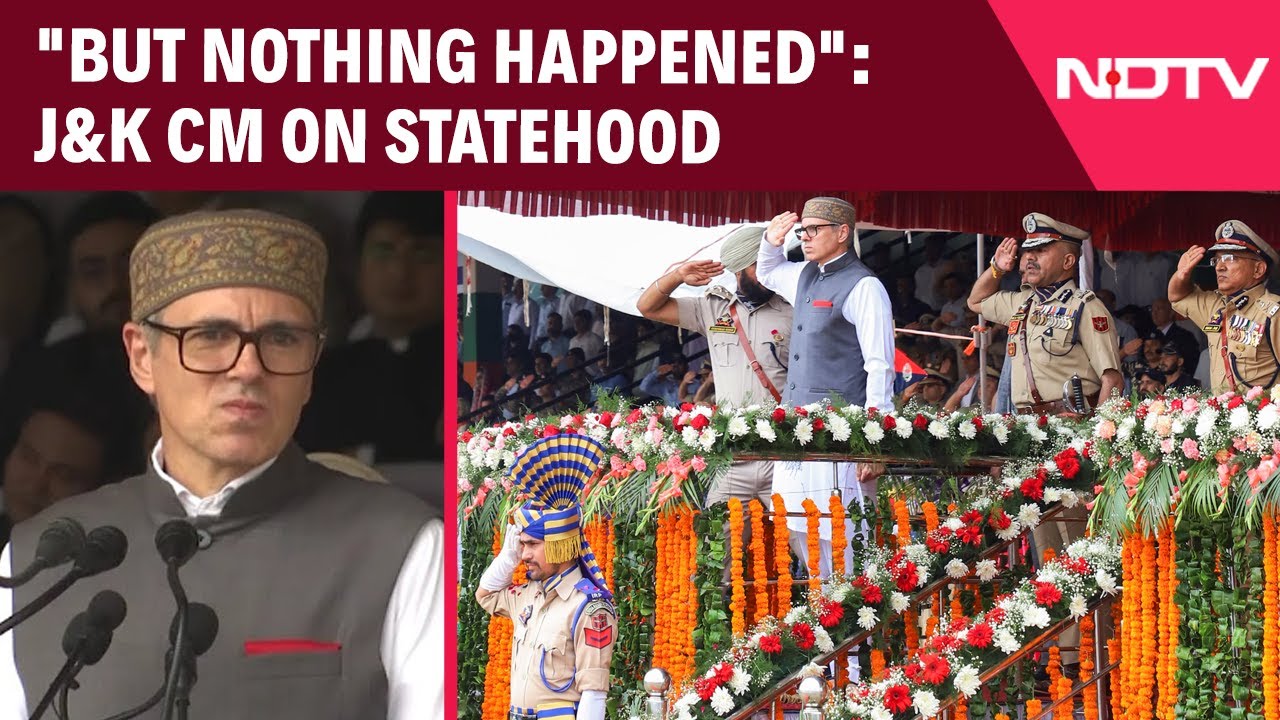 Omar Abdullah Speech | "We Waited, But Nothing Happened": J&K CM On Statehood