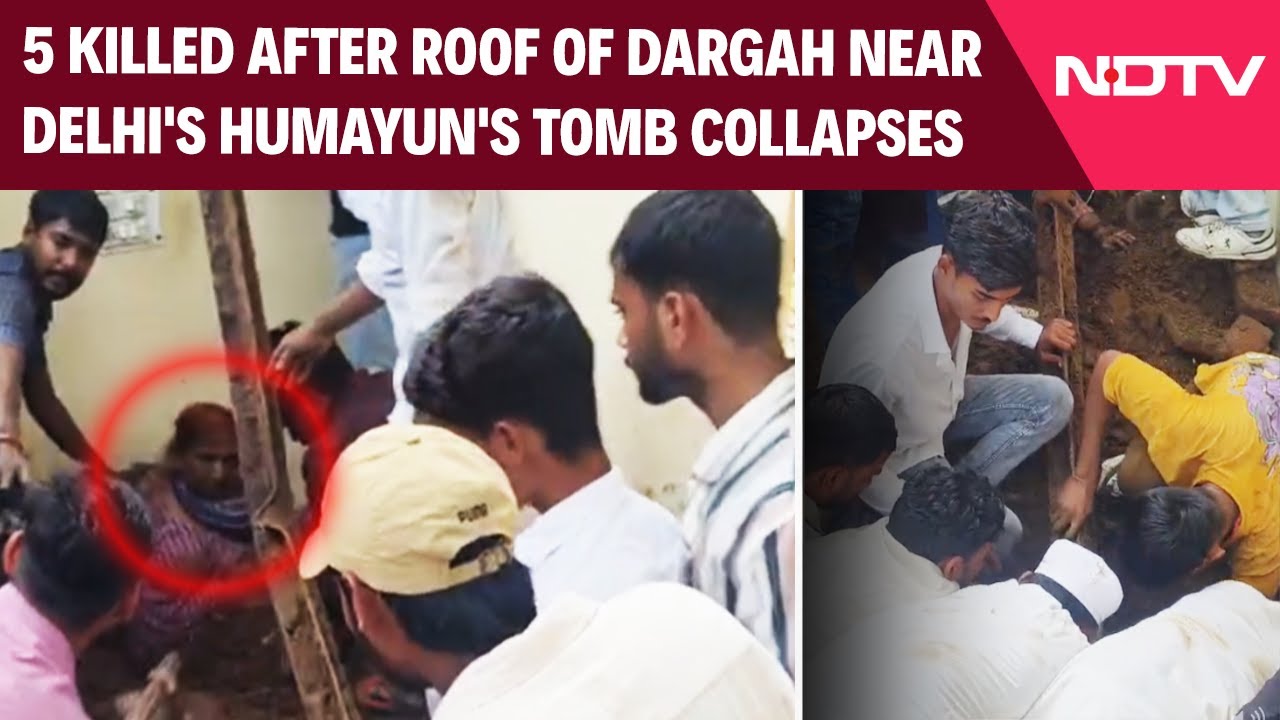 5 Killed After Roof Of Dargah Near Delhi's Humayun's Tomb Collapses