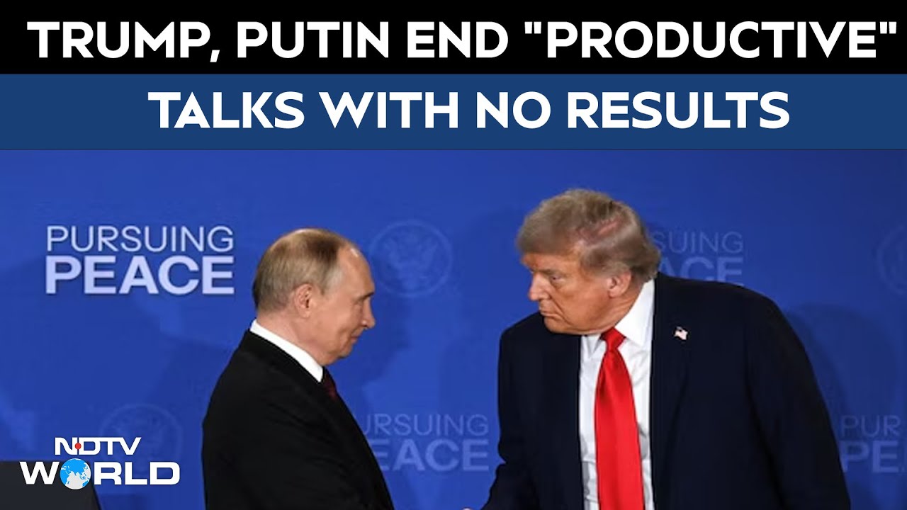 Video : "No Deal Until A Deal": Trump, Putin End "Productive" Talks With No Results