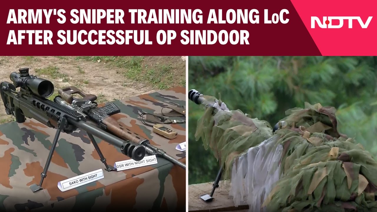 Video: Indian Army Enhances Sniper Capabilities Along LoC After Successful Operation Sindoor