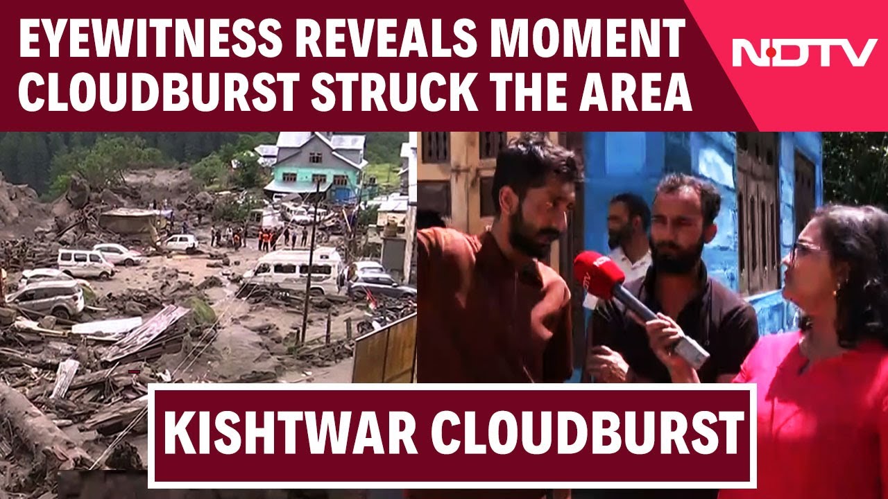 Video: Kishtwar Cloudburst | Victims Shouted ‘We Are Trapped’: Locals Rescue Some After Chashoti Cloudburst