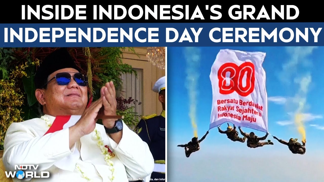 Video: Indonesia Marks 80th Anniversary Of Its Independence With A Grand Ceremony And A Public Festival