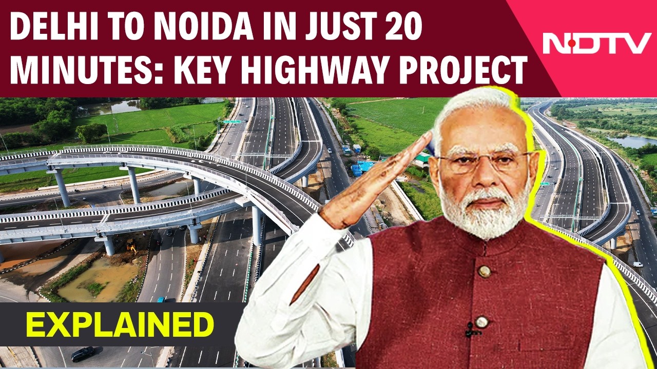 Video: PM Modi Inaugurates Two Highway Projects: Delhi Airport To Noida In 20 Minutes