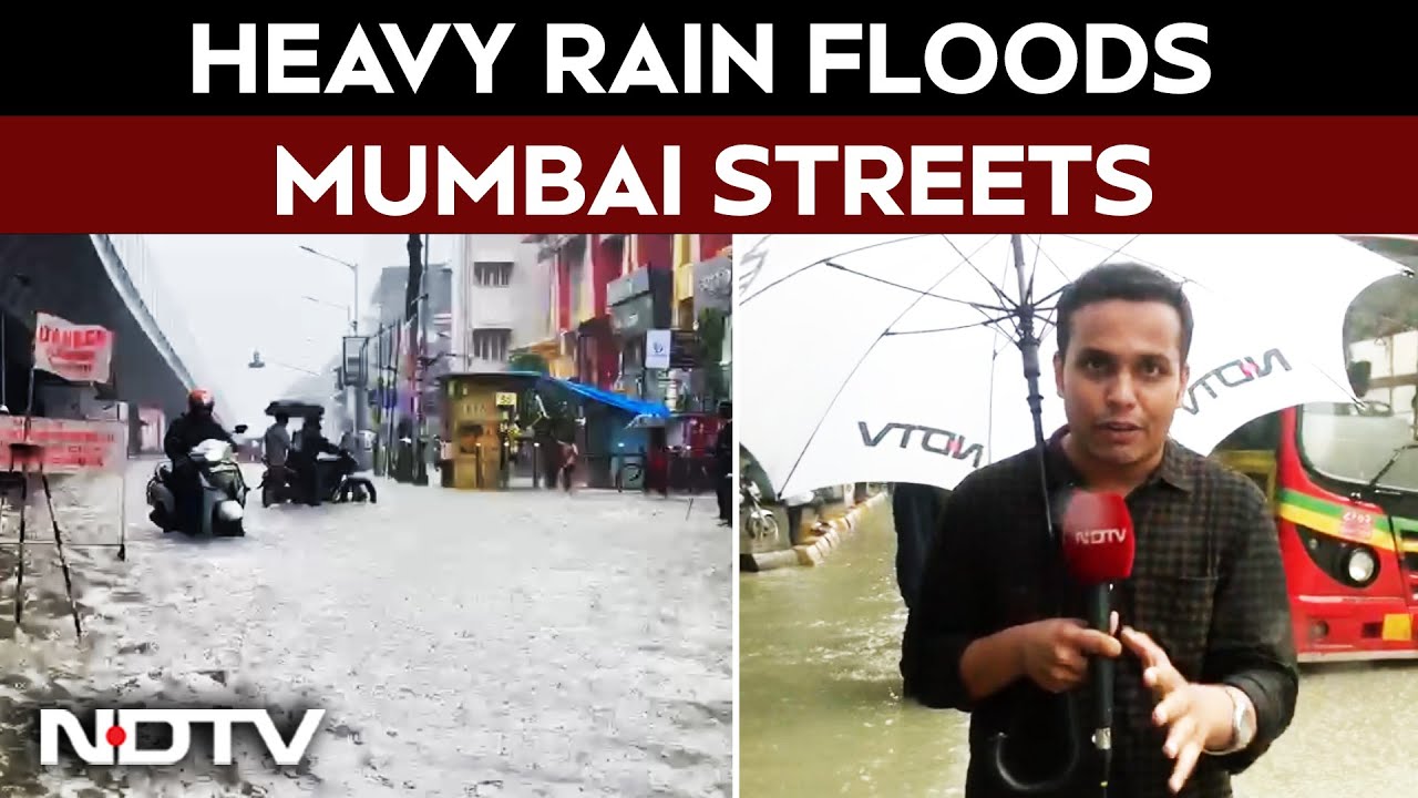 Video: Mumbai Rain | Heavy Rains In Mumbai For 3rd Day, IMD Issues Red Alert