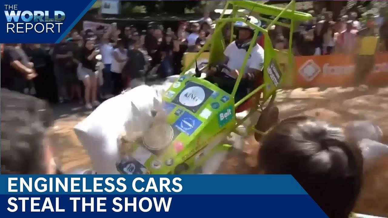 Wacky Cars Steal The Show In Soapbox Race In Paraguay