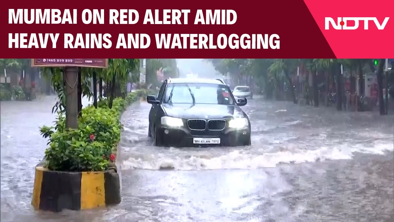 Mumbai Rain News | Red Alert Issued Amid Severe Torrential Rains And Waterlogging In Maharashtra
