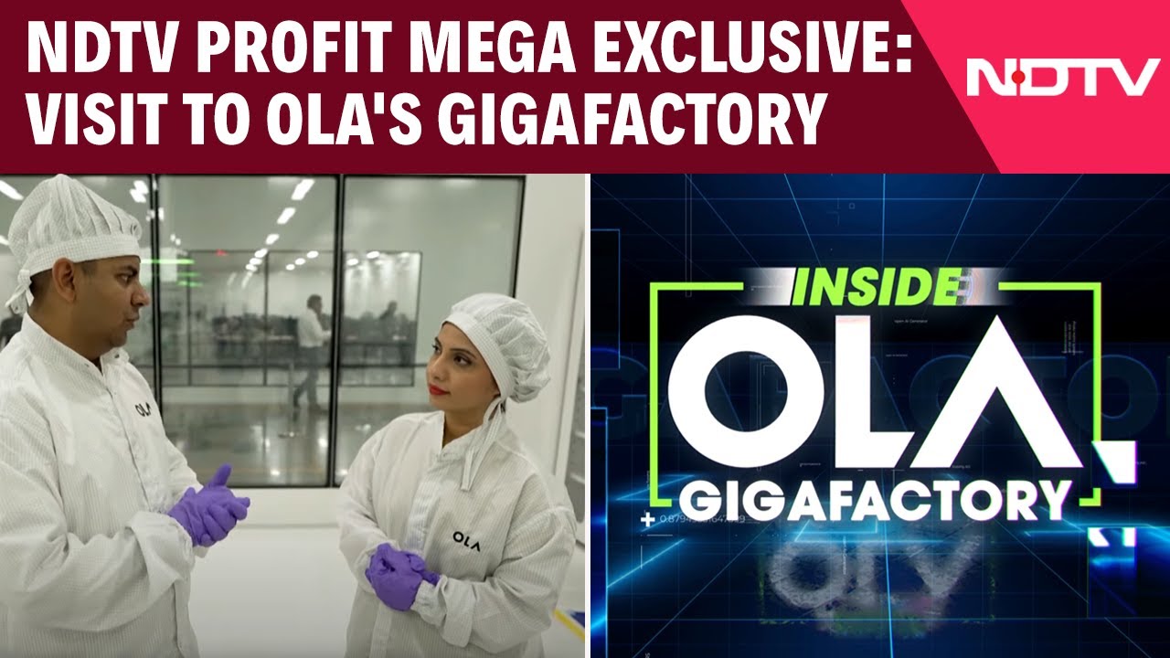 NDTV Profit At Ola Gigafactory: Exclusive Interview With Founder, CEO Ola Electric Bhavish Aggarwal