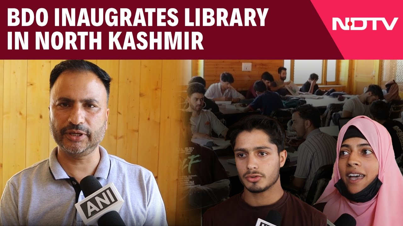 Jammu Kashmir News | BDO Inaugurates Library To Boost Student Learning In Rural North Kashmir