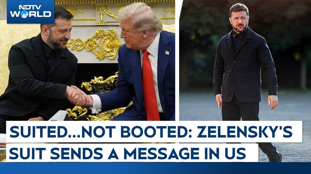 Zelensky News | How Zelensky's Suit Sent a Message in Washington | Trump Zelensky Meeting