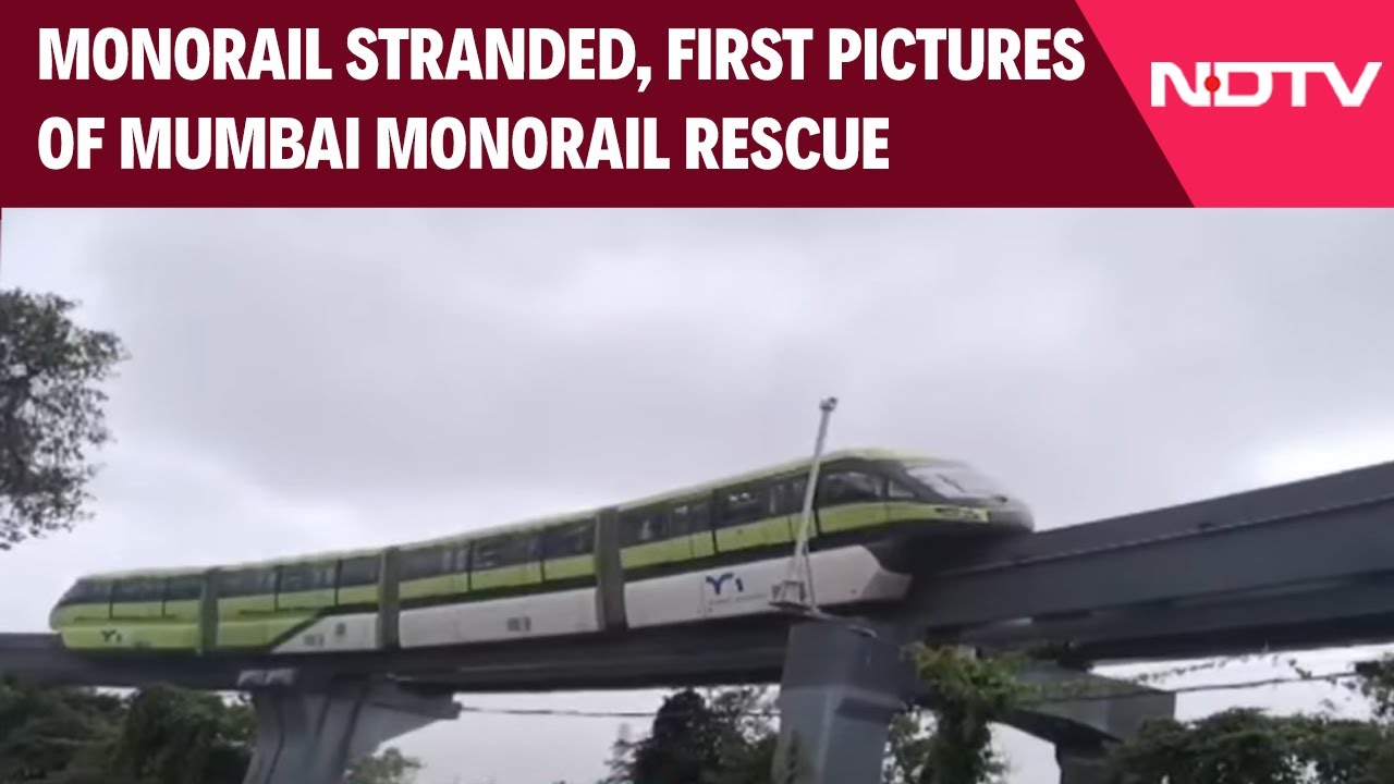 Mumbai Monorail News | Monorail Stranded, First Pictures Of Mumbai Monorail Rescue