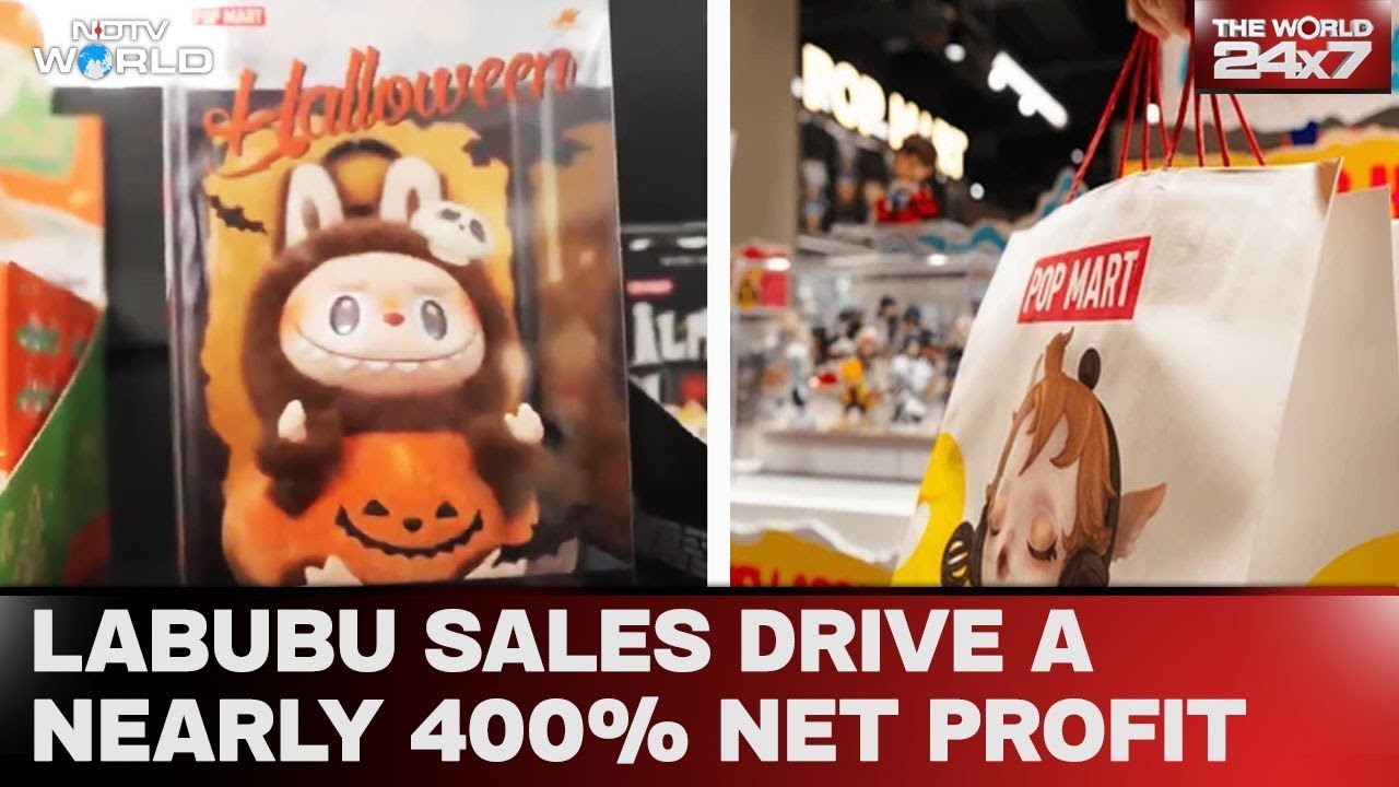 Labubu Dolls | Labubu-Maker Pop Mart Sees Profit Soar 400% In First Half Of 2025