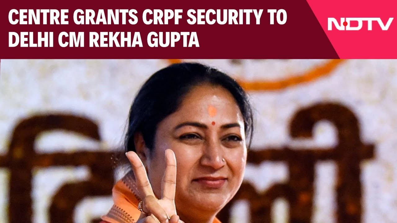 Video : Centre Approves CRPF Personnel To Replace Delhi Police As Security For Delhi CM