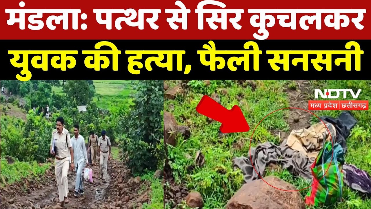 Mandala Murder Case: पत्थर से सिर कुचलकर युवक की हत्या, फैली सनसनी | Top Breaking News | Crime News