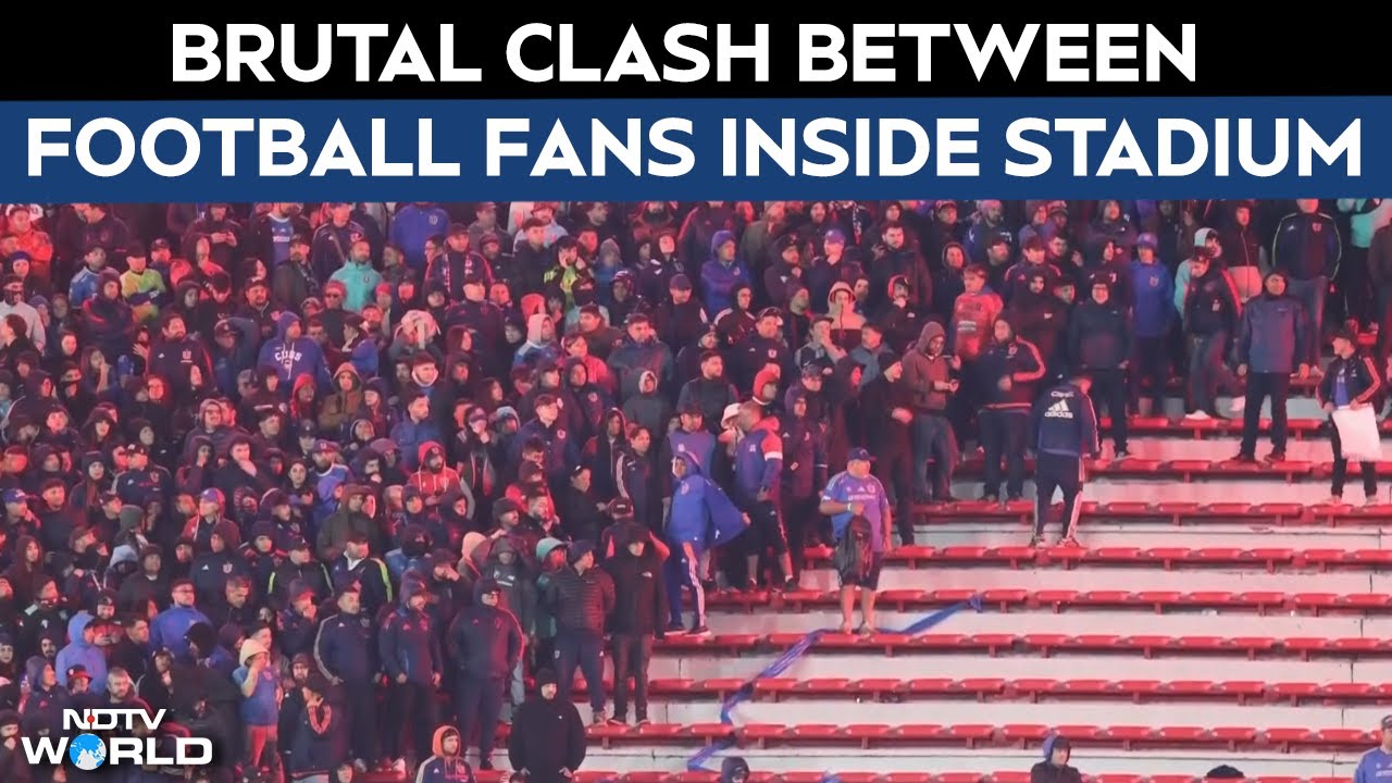 Brutal Clash Between Football Fans In Argentina Inside Stadium, Over 100 Arrested