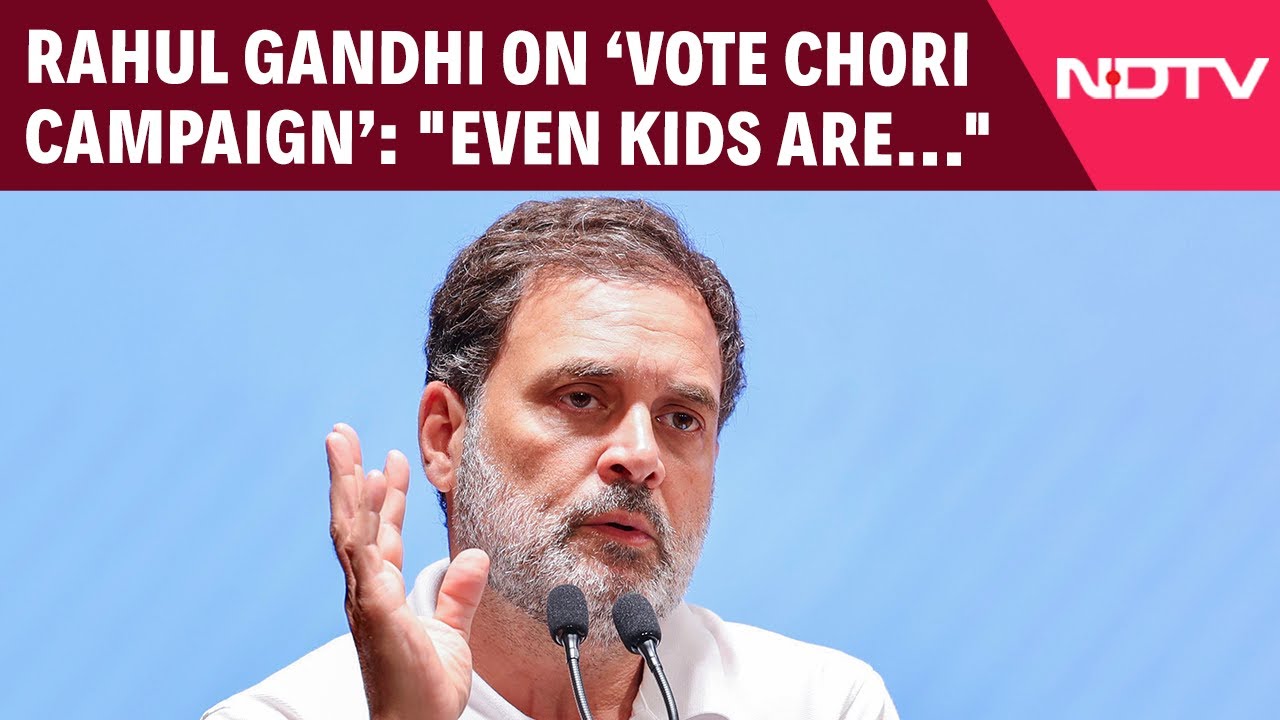 Rahul Gandhi News | Rahul Gandhi On Vote Chori Campaign: "Even Kids Are Chanting: Vote Chor..."