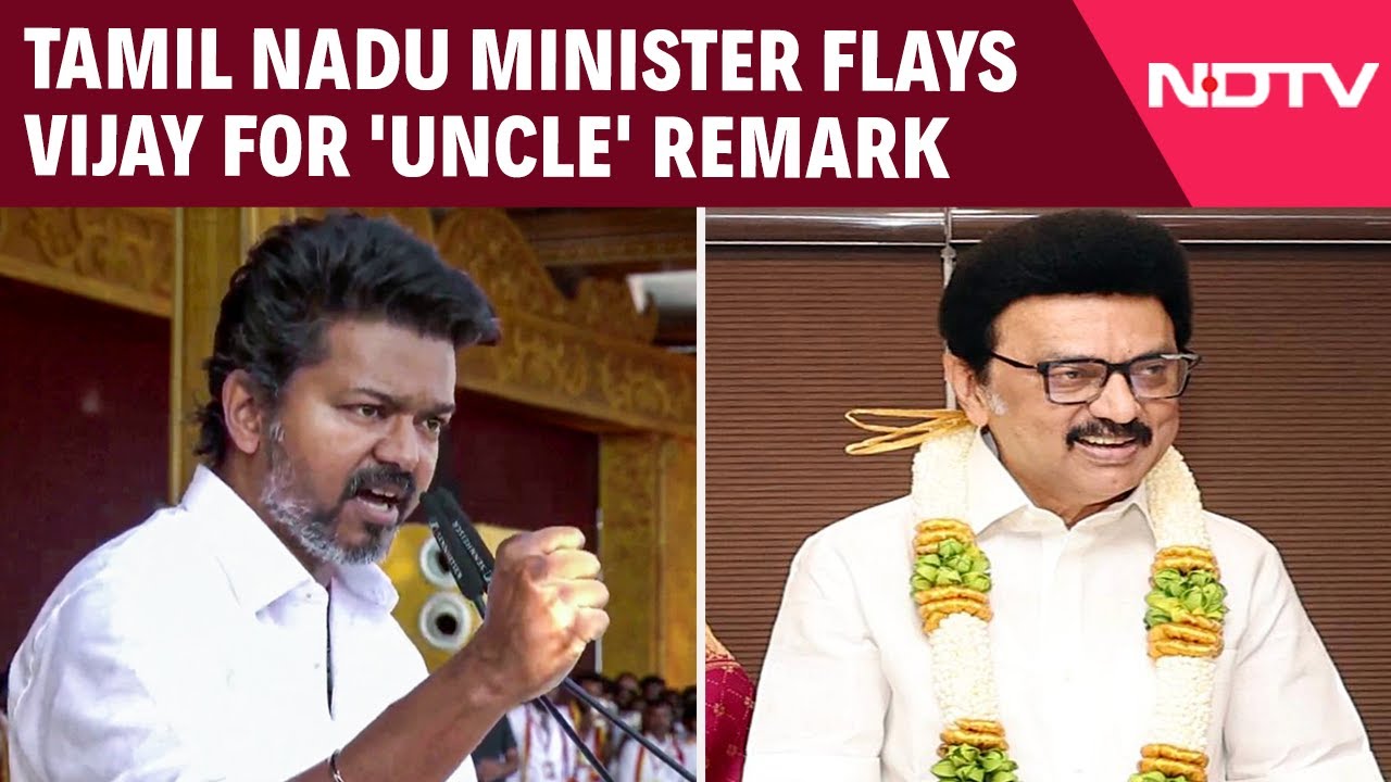 TN Minister Flays Vijay For 'Uncle' Remark, Says Actor Lacks Political Decorum