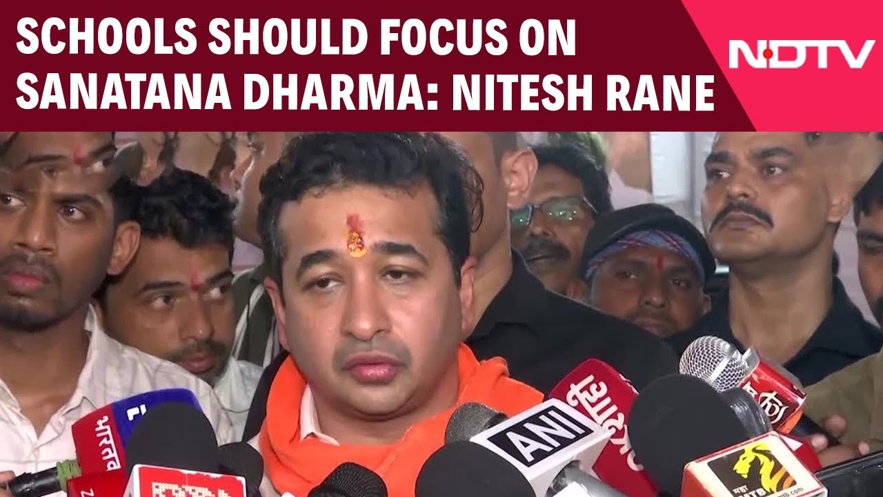 Video: Maharashtra News | Schools Should Focus On Sanatana Dharma, Not Aurangzeb: Nitesh Rane