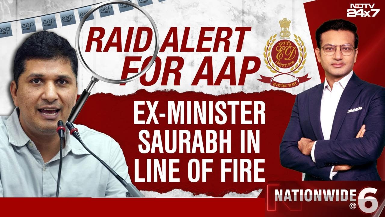 AAP Vs BJP | Raid Alert For AAP, Ex-Minister Saurabh Bharadwaj In Line Of Fire AAP Vs BJP | Raid Alert For AAP, Ex-Minister Saurabh Bharadwaj In Line Of Fire