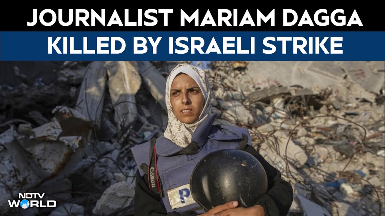 Video: Gaza News | Mariam Dagga Amongst 5 Journalists Killed By Israeli Strikes In Southern Gaza