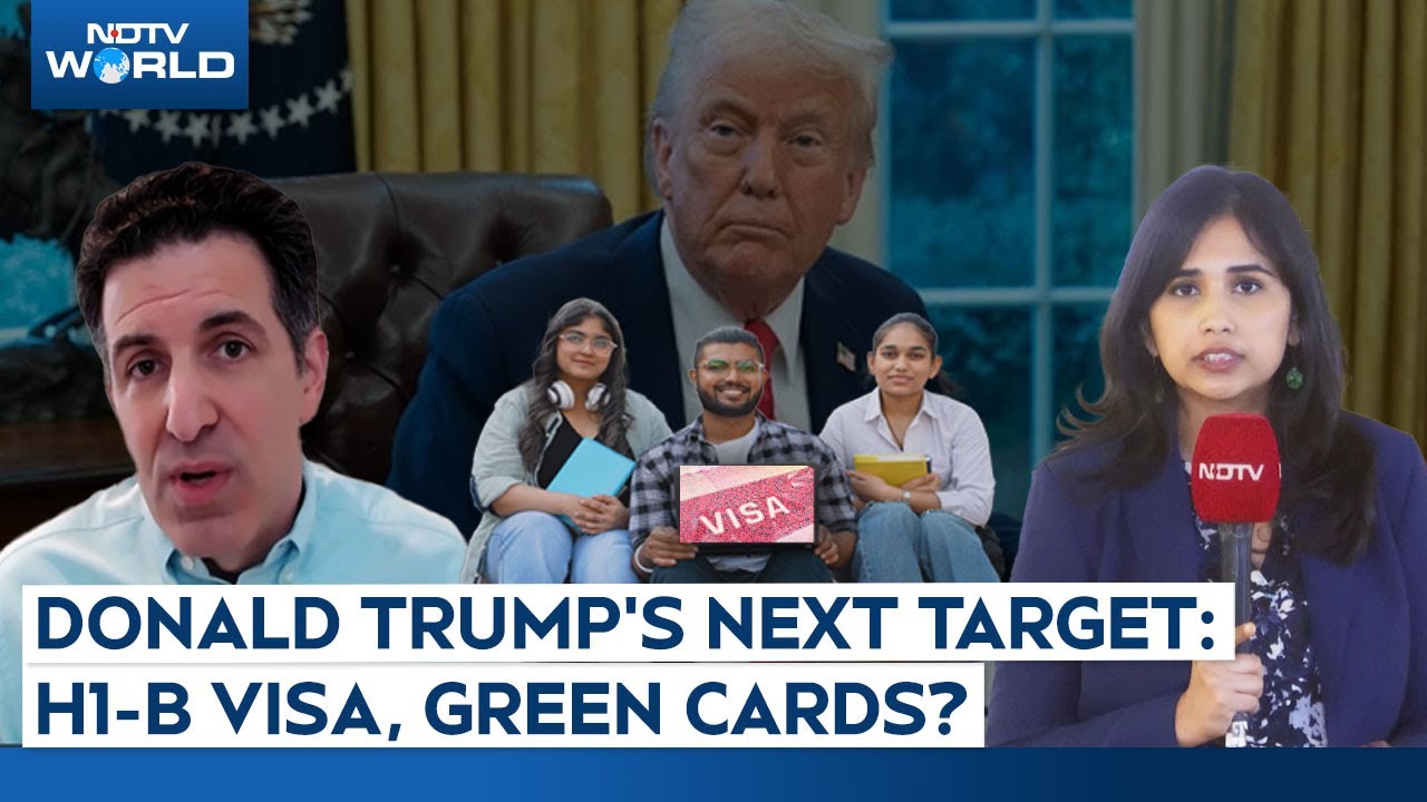 Video: Trump Tariffs | Team Trump Signals Big Overhaul In H1-B Visa, Green Cards