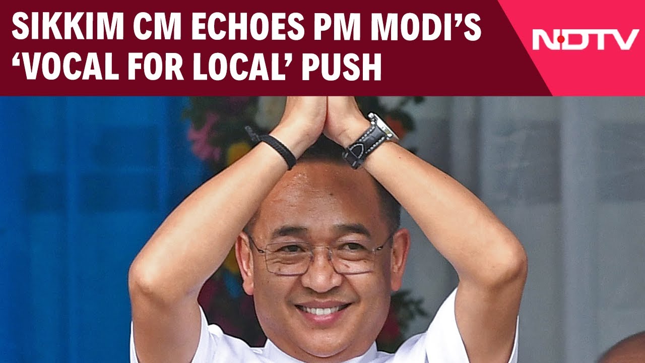 Sikkim CM Prem Singh Tamang Echoes PM Modi's 'Vocal For Local' Push
